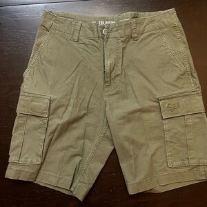 Fox Cargo Shorts in Olive Green